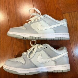 Nike  Gray and White Sneakers